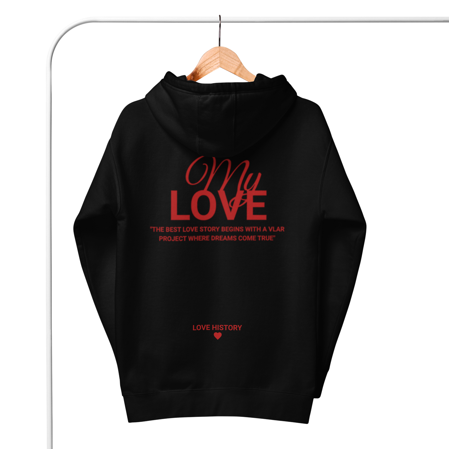 SUDADERA NEGRA MY LOVE