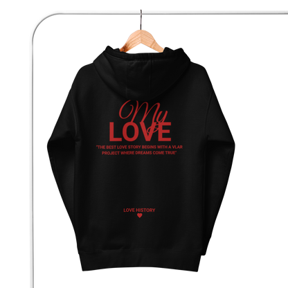 SUDADERA NEGRA MY LOVE