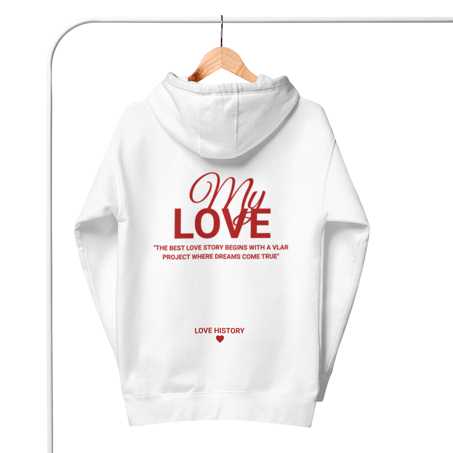 SUDADERA BLANCA MY LOVE